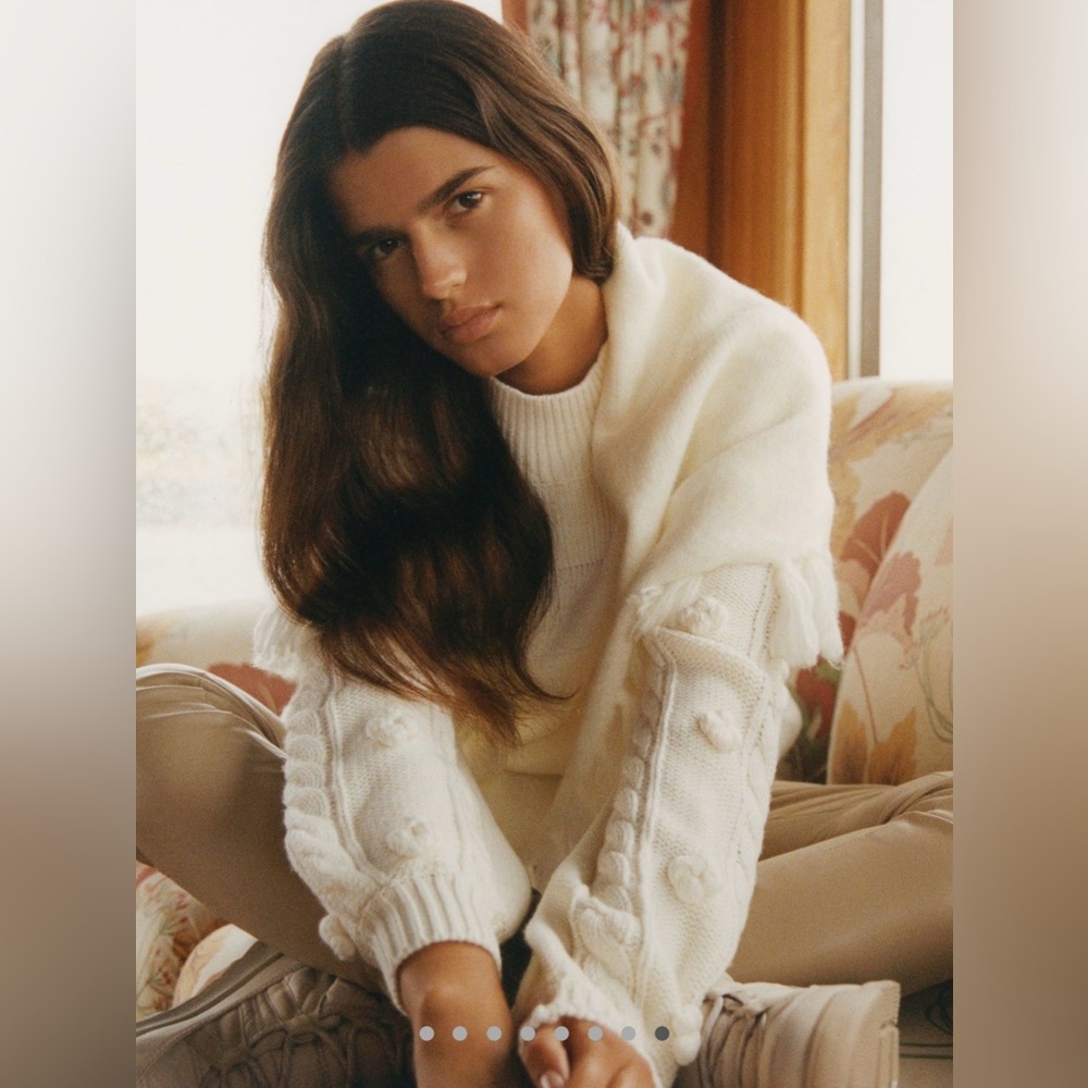 Anthropologie x Maeve Kiara Textured Sweater Medium